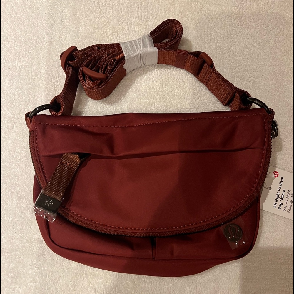 Lululemon 2L All Night Festival Bag Micro Date Brown NWT😎Summer Special
